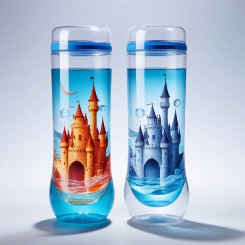 glass containers,fairy tale icons,perfume bottles,water castle,disney castle,crystal glasses,fairy tale castle,glass items,book glasses,ice castle,double-walled glass,drinking glasses,highball glass,glass series,glass bottles,3d fantasy,candy jars,glassware,decorative fountains,glass painting
