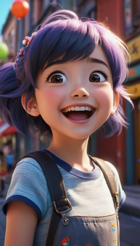 agnes,cute cartoon character,a girl's smile,laika,coco,disney character,maya,russo-european laika,nora,girl in overalls,clementine,the girl's face,violet,main character,gnome,bulli,ako,character animation,silphie,b3d,Illustration,Abstract Fantasy,Abstract Fantasy 01
