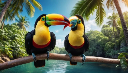 tropical birds,toucans,tropical animals,toucan perched on a branch,parrot couple,toco toucan,perched toucan,couple macaw,toucan,tucan,yellow throated toucan,keel billed toucan,brown back-toucan,tropical bird,tropical bird climber,chestnut-billed toucan,macaws,colorful birds,tropical floral background,loro parque,Photography,General,Commercial