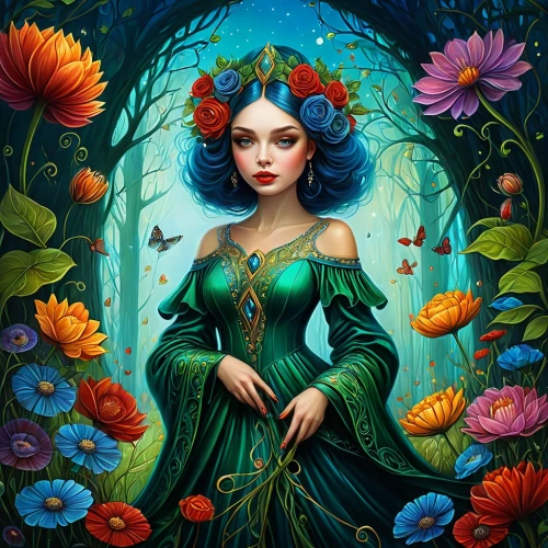 faery,faerie,fantasy portrait,fantasy art,fairy peacock,fairy queen,rosa 'the fairy,flora,flower fairy,the enchantress,fairy tale character,girl in flowers,fantasy picture,mystical portrait of a girl,girl in a wreath,dryad,girl in the garden,rosa ' the fairy,blue enchantress,vanessa (butterfly),Photography,General,Natural