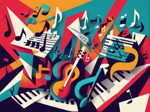 musicians,jazz,musical instruments,musical paper,instrument music,music instruments,musical notes,abstract cartoon art,jazz pianist,music notes,jazz guitarist,musician,musical ensemble,instruments musical,string instruments,jazz silhouettes,blues and jazz singer,rainbow jazz silhouettes,abstract design,abstract shapes,Illustration,Vector,Vector 17