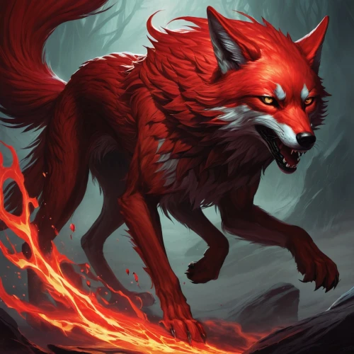 red wolf,howling wolf,redfox,fawkes,firethorn,blood hound,vulpes vulpes,werewolf,werewolves,constellation wolf,howl,nine-tailed,wolf,fox,feral,posavac hound,red fox,the fur red,red riding hood,kitsune,Conceptual Art,Fantasy,Fantasy 17
