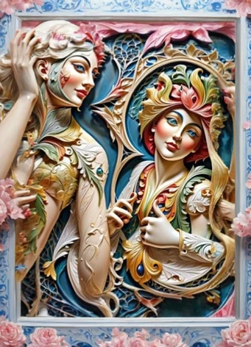 panel,art nouveau frame,glass painting,art nouveau,art deco ornament,wood carving,art deco frame,decorative frame,decorative art,art nouveau frames,chinese screen,art nouveau design,oriental painting,wall panel,lyre box,wall plate,display panel,facade painting,vintage fairies,the carnival of venice