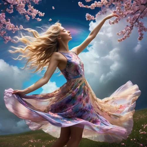 spring background,springtime background,gracefulness,spring equinox,little girl in wind,spring awakening,spring blossom,girl in flowers,photo manipulation,twirl,photoshop manipulation,falling flowers,spring bloom,twirling,image manipulation,colors of spring,flower fairy,floral background,spring,fairies aloft,Photography,Artistic Photography,Artistic Photography 06