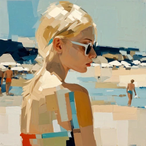 girl on the dune,blonde woman,blond girl,beach background,blonde girl,bondi,people on beach,cool blonde,seaside,oil painting,photo painting,summer day,painting technique,world digital painting,digital painting,beach landscape,sunscreen,beach scenery,the beach pearl,beaches