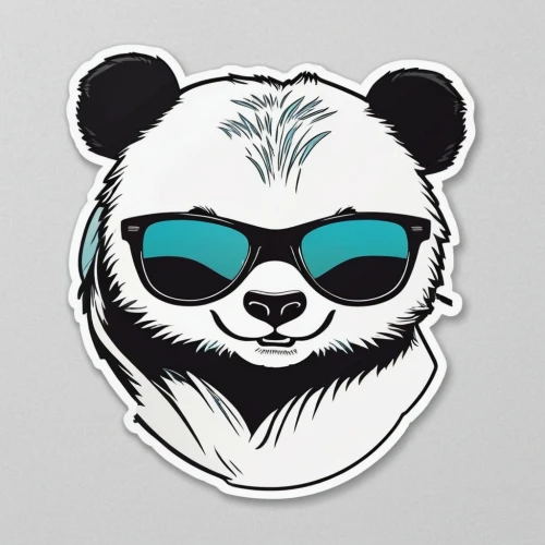 panda,panda bear,chinese panda,pandabear,clipart sticker,kawaii panda,raccoon,sticker,animal stickers,kawaii panda emoji,mustelid,pandas,slothbear,white bear,badger,honey badger,oliang,stickers,scandia bear,spectacled bear,Unique,Design,Sticker