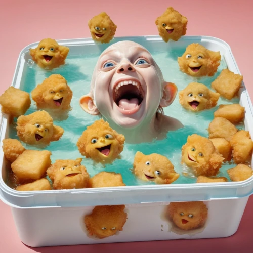 baby bathing,rubber ducks,milk bath,baby float,kiribath,zombie ice cream,frozen food,baby playing with food,scared eggs,marzipan figures,frozen dessert,frozen poop,bath balls,hoarfrosting,water bath,baby shampoo,baby chicks,rubber duck,acid lake,cannibals,Photography,Artistic Photography,Artistic Photography 07