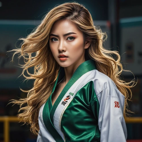 heineken1,taekwondo,korean,korean won,martial arts uniform,su yan,hong,green jacket,phuquy,puma,sports girl,kaew chao chom,pi mai,world digital painting,kai bei,ayu,xiangwei,kai yang,amnat charoen,taekkyeon,Illustration,Realistic Fantasy,Realistic Fantasy 25