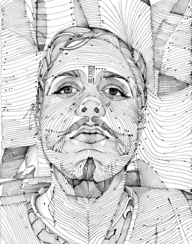 wireframe,pencil and paper,wireframe graphics,coloring page,pencil art,line drawing,hand-drawn illustration,pen drawing,sheet drawing,graph paper,face portrait,pencil drawings,handdrawn,stylograph,line-art,digital artwork,cancer illustration,crumpled paper,high-wire artist,ballpoint pen,Design Sketch,Design Sketch,Fine Line Art