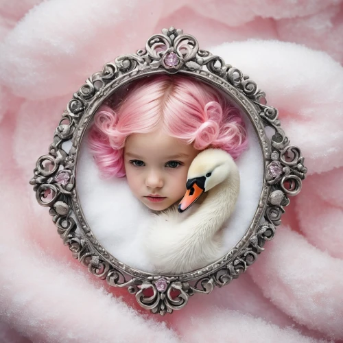 doll looking in mirror,dollhouse accessory,vintage doll,felted easter,swan cub,peony frame,collectible doll,handmade doll,female doll,doll paola reina,doll's facial features,artist doll,silkie,young swan,baby swan,portrait of a hen,porcelain dolls,cygnet,eglantine,easter chick,Photography,Documentary Photography,Documentary Photography 13