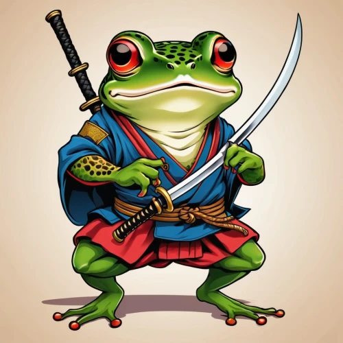 frog king,frog background,japanese martial arts,martial arts,samurai,woman frog,kenjutsu,samurai fighter,bullfrog,true frog,frog through,bufo,goki,eskrima,kungfu,swordsman,man frog,frog prince,haidong gumdo,sōjutsu,Photography,General,Realistic