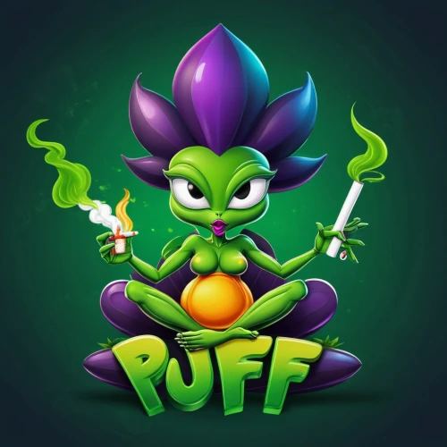 putt,bufo,witch's hat icon,puffs of smoke,rupee,puff,pot mariogld,purpurite,game illustration,pet rudel,gnome and roulette table,pot,twitch logo,growth icon,patrol,herb,smoke pot,halloween vector character,wiz,puff paste,Unique,Design,Logo Design