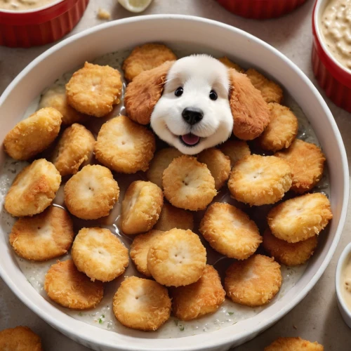 chicken nuggets,nuggets,cheese puffs,bichon frisé,cheese holes,hors d'oeuvre,potato cakes,fried food,fried potatoes,mcdonald's chicken mcnuggets,oden,potcake dog,butter rolls,mozzarella sticks,cheese roll,pubg mascot,chicken nugget,breaded,purebred dog,fried potato,Photography,General,Natural