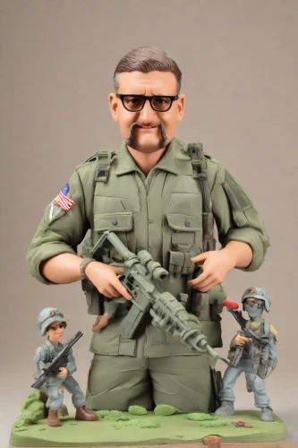 actionfigure,collectible action figures,game figure,federal army,action figure,model kit,mini e,russkiy toy,3d figure,brigadier,vietnam veteran,the sandpiper general,plastic model,play figures,miniature figures,model train figure,gi,mini,miniatures,mohnfigur,Digital Art,Clay