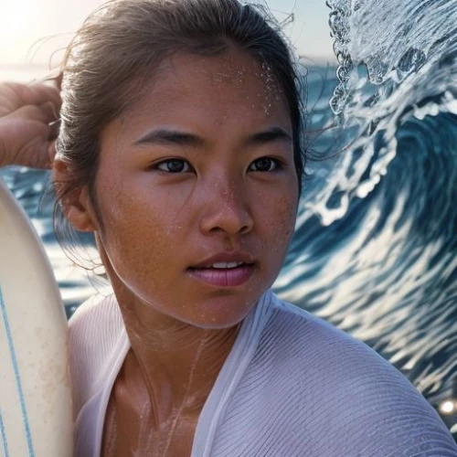 surfer hair,vietnamese woman,filipino,vietnamese,surfer,paddler,surfing,surf,surfboard shaper,han thom,mari makinami,asian woman,moana,japanese woman,photoshoot with water,surfboard,paddleboard,salt water,japanese wave,hon khoi,Realistic,Foods,Tandoori Chicken