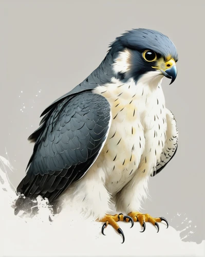 lanner falcon,peregrine falcon,aplomado falcon,new zealand falcon,gyrfalcon,saker falcon,peregrine,black-shouldered kite,falcon,falconiformes,galliformes,eagle illustration,ferruginous hawk,northern goshawk,blue buzzard,sparrow hawk,fishing hawk,falco peregrinus,bird illustration,perico,Illustration,Realistic Fantasy,Realistic Fantasy 16