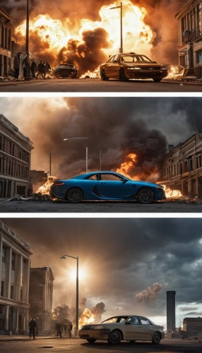 digital compositing,visual effect lighting,dodge charger,street racing,photo manipulation,american muscle cars,apocalyptic,apocalypse,chevrolet caprice,concept art,dodge intrepid,photoshop manipulation,ghost car rally,cinematic,3d car wallpaper,detroit,lincoln mkz,burnout fire,chevrolet impala,photomanipulation,Photography,General,Realistic