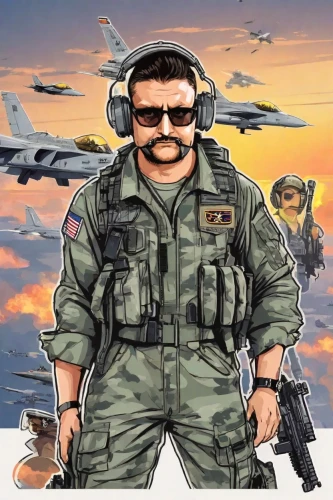 airman,indian air force,fighter pilot,brigadier,helicopter pilot,sikaran,pilot,drone operator,glider pilot,gi,a-10,twitch icon,png image,call sign,colonel,mubarak,strong military,flight engineer,background image,the sandpiper general,Digital Art,Sticker