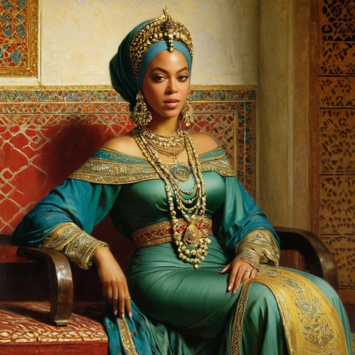moorish,cleopatra,orientalism,african american woman,african woman,ancient egyptian girl,beautiful african american women,egyptian,oriental princess,nile,arabian,royalty,morocco,nigeria woman,lily of the nile,aswan,portrait of a woman,priestess,a woman,cameroon,Art,Classical Oil Painting,Classical Oil Painting 42