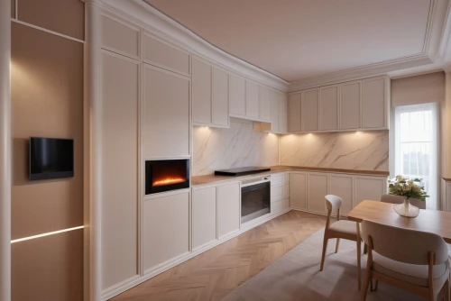 kitchen design,fire place,modern kitchen interior,cabinetry,modern kitchen,modern minimalist kitchen,fireplace,fireplaces,kitchen interior,shared apartment,search interior solutions,kitchen-living room,home interior,apartment,modern room,smart home,an apartment,interior modern design,under-cabinet lighting,kitchen cabinet,Photography,General,Realistic