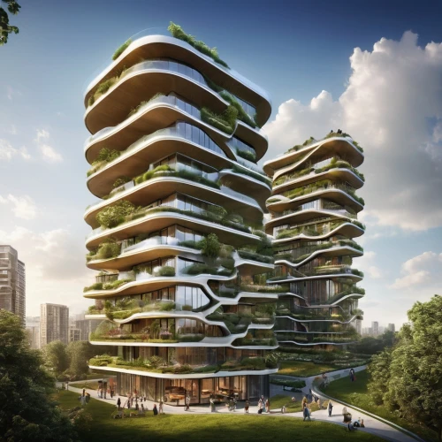 eco-construction,futuristic architecture,eco hotel,green living,ecological sustainable development,residential tower,smart city,urban design,growing green,mixed-use,modern architecture,urban towers,building honeycomb,singapore,multi-storey,hotel w barcelona,sustainability,urban development,condominium,bulding,Photography,General,Natural