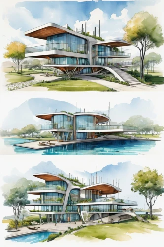 3d rendering,dunes house,eco hotel,school design,cube stilt houses,modern architecture,futuristic architecture,house by the water,archidaily,architect plan,stilt houses,villas,golf resort,house drawing,facade panels,eco-construction,concept art,floating islands,arq,modern house,Unique,Design,Infographics