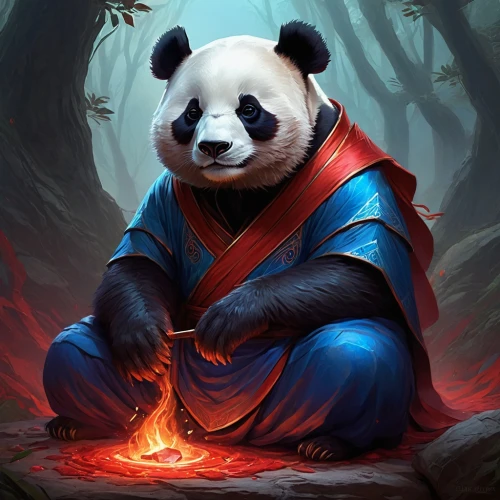 chinese panda,panda,pandabear,panda bear,kawaii panda,giant panda,pandas,little panda,panda cub,lun,yuan,baby panda,po,xing yi quan,ursa,bamboo,panda face,oliang,kung fu,kawaii panda emoji,Conceptual Art,Fantasy,Fantasy 17
