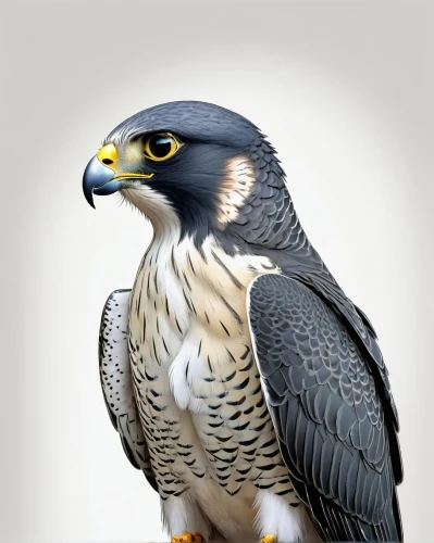 lanner falcon,peregrine falcon,saker falcon,northern goshawk,aplomado falcon,gyrfalcon,peregrine,falconiformes,new zealand falcon,coopers hawk,crested hawk-eagle,falcon,sparrowhawk,ferruginous hawk,steppe buzzard,sharp shinned hawk,sparrow hawk,perico,haliaeetus vocifer,mountain hawk eagle,Illustration,Paper based,Paper Based 18