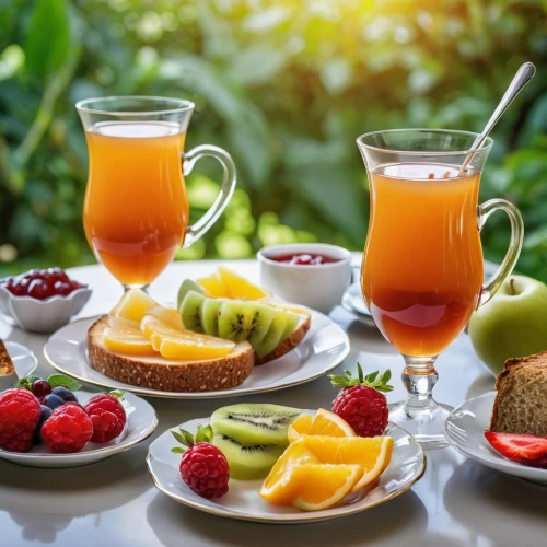 fruit tea,fruit and vegetable juice,garden breakfast,fruit plate,coffee fruits,fruit juice,passion fruit juice,breakfast plate,fruit cocktails,breakfast hotel,breakfast buffet,fruit syrup,breakfast menu,refreshments,afternoon tea,breakfast table,fresh fruits,tea service,fruit platter,fresh orange juice,Photography,General,Realistic