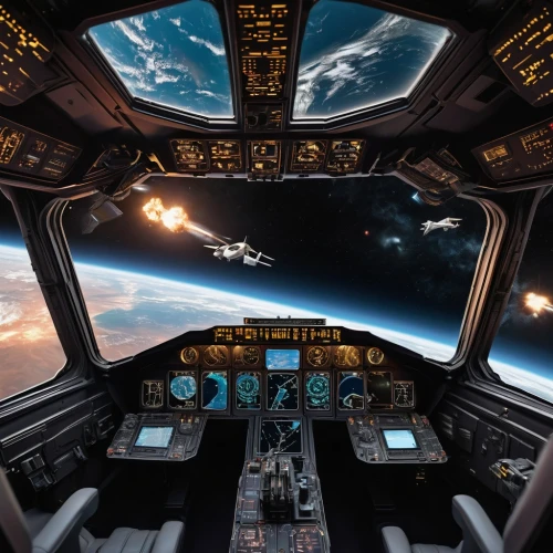 flight instruments,cockpit,ufo interior,orbiting,space shuttle,sunrise in the skies,360 ° panorama,space shuttle columbia,flight engineer,airbus a380,boeing 787 dreamliner,airbus,flying objects,the interior of the cockpit,space tourism,space travel,astronautics,approach,aerospace manufacturer,spaceship space,Photography,General,Sci-Fi