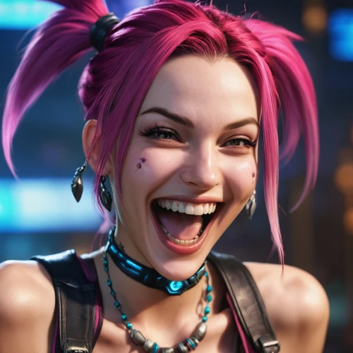 killer smile,punk,grin,a girl's smile,harley,harley quinn,symetra,io,cyberpunk,ecstatic,piper,nora,lis,renegade,maya,a smile,ps4,poison,smiley girls,4k wallpaper,Photography,General,Realistic