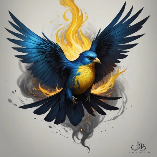 blue and gold macaw,blue and yellow macaw,fire birds,phoenix rooster,phoenix,gryphon,hyacinth macaw,firebird,griffon bruxellois,flame robin,twitter bird,eagle illustration,fire artist,macaws blue gold,bird painting,bird illustration,firebirds,blue macaw,flame spirit,bird of paradise,Conceptual Art,Fantasy,Fantasy 17