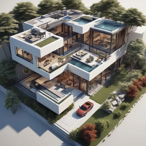 modern house,3d rendering,modern architecture,luxury property,smart home,eco-construction,dunes house,residential house,smart house,mid century house,luxury home,residential,render,modern style,cubic house,build by mirza golam pir,floorplan home,luxury real estate,holiday villa,contemporary