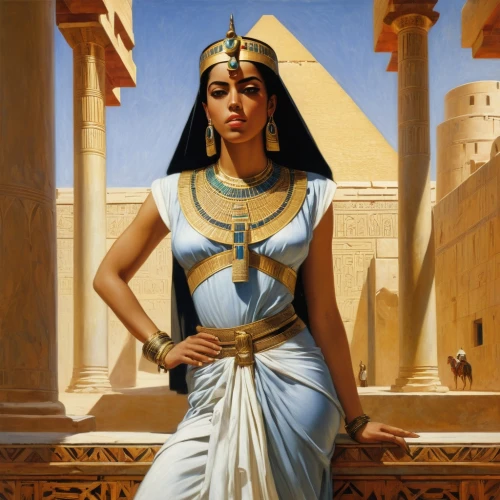 cleopatra,ancient egyptian girl,ancient egyptian,karnak,egyptian,ancient egypt,artemisia,pharaonic,pharaoh,priestess,horus,egyptian temple,pyrrhula,athena,sphinx pinastri,egyptians,egypt,the ancient world,dahshur,pharaohs,Art,Classical Oil Painting,Classical Oil Painting 42