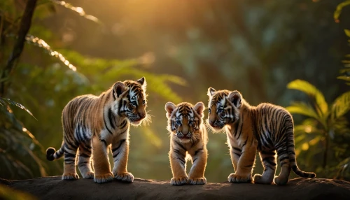tigers,lionesses,wild animals,tropical animals,wildlife,cute animals,lion children,wild life,big cats,bengal,forest animals,exotic animals,serengeti,animal photography,tiger cub,cat family,family outing,borneo,by chaitanya k,harmonious family,Photography,General,Cinematic