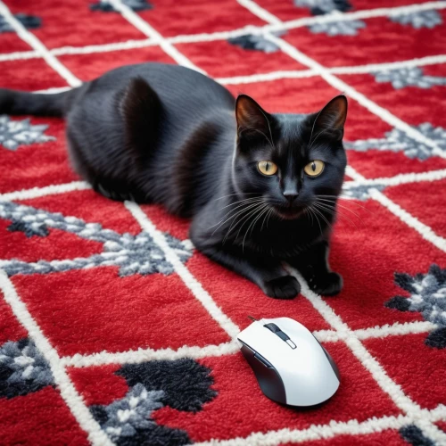 wireless mouse,cat and mouse,computer mouse,laser pointer,mouse,carpet sweeper,mouse bacon,remote control,input device,mouse silhouette,mousepad,cat toy,pet black,cat paw mist,clicker,american wirehair,mow,jiji the cat,carbon monoxide detector,domestic cat,Photography,General,Realistic