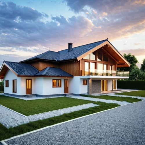 modern house,wooden house,roof landscape,house shape,modern architecture,timber house,danish house,smart home,residential house,grass roof,beautiful home,turf roof,folding roof,frame house,swiss house,house roof,chalet,luxury property,home landscape,luxury home,Photography,General,Realistic