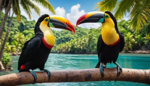 tropical birds,toucans,toucan perched on a branch,tropical animals,couple macaw,parrot couple,toco toucan,perched toucan,tucan,macaws,loro parque,macaws of south america,keel billed toucan,keel-billed toucan,black toucan,black macaws sari,colorful birds,toucan,yellow throated toucan,rare parrots,Photography,General,Commercial