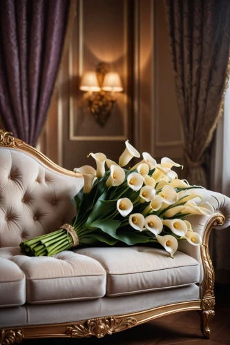 chaise lounge,interior decoration,chaise longue,interior decor,gold stucco frame,casa fuster hotel,settee,luxury home interior,rococo,decor,neoclassical,parlour,floral chair,napoleon iii style,luxurious,antique furniture,wing chair,ornate room,boutique hotel,bridal suite,Photography,General,Cinematic