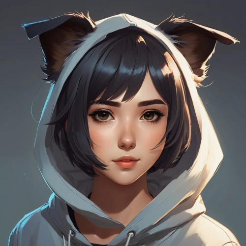 ursa,kawaii panda,shiba,panda,akita inu,kitsune,husky,akita,cub,hoodie,puma,cute fox,oliang,girl portrait,eskimo,chinese panda,shiba inu,custom portrait,fox,study,Conceptual Art,Fantasy,Fantasy 17