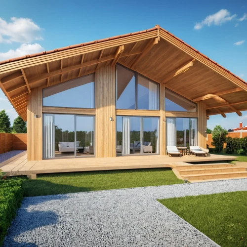 folding roof,3d rendering,prefabricated buildings,eco-construction,timber house,frame house,wooden beams,smart home,wooden decking,grass roof,turf roof,wooden roof,dog house frame,render,flat roof,gable field,roof landscape,dunes house,wood deck,mid century house,Photography,General,Realistic