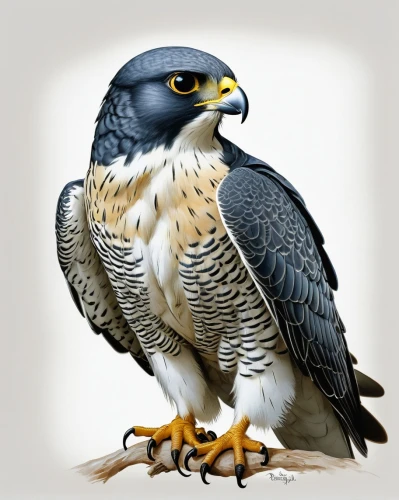 lanner falcon,peregrine falcon,northern goshawk,saker falcon,aplomado falcon,gyrfalcon,new zealand falcon,falconiformes,ferruginous hawk,peregrine,galliformes,sparrow hawk,sharp shinned hawk,portrait of a rock kestrel,falcon,sparrowhawk,black-shouldered kite,coopers hawk,broad winged hawk,falco peregrinus,Illustration,Paper based,Paper Based 18