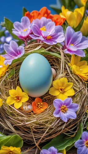 nest easter,easter nest,spring nest,blue eggs,easter background,colorful eggs,colored eggs,easter decoration,spring equinox,robin egg,easter-colors,egg basket,painted eggs,easter banner,spring background,eggs in a basket,easter theme,springtime background,flowers in basket,easter celebration,Photography,General,Realistic