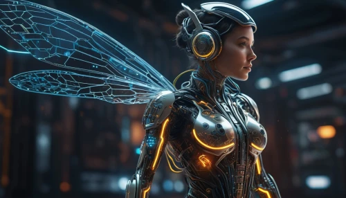 symetra,valerian,nova,mantis,archangel,andromeda,neottia nidus-avis,cyborg,electro,echo,apiarium,gatekeeper (butterfly),scifi,nebula guardian,artemis,monarch,garuda,alien warrior,fantasia,ai,Photography,General,Sci-Fi