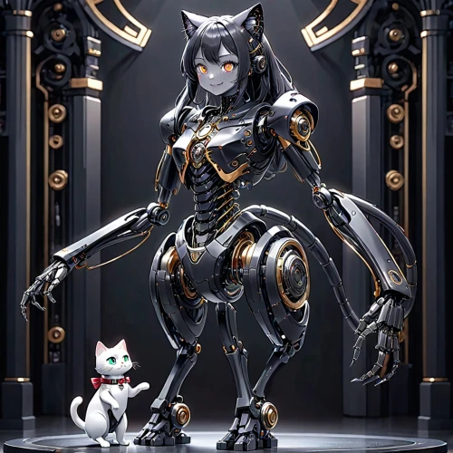 cat vector,artemis,chat bot,cyber,kitsune,cybernetics,cat child,pet black,widowmaker,cat frame,eris,revoltech,prowl,alloy,cat warrior,catlike,the cat,armored animal,feline,eve,Anime,Anime,General