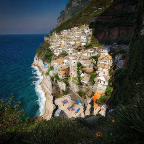 positano,amalfi coast,manarola,amalfi,tropea,cinque terre,popeye village,italy,vernazza,calabria,campania,capri,scilla,via ferrata,matera,italia,navagio,cliff dwelling,bonifacio,puglia,Realistic,Landscapes,Mediterranean