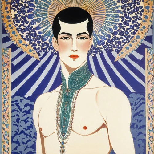 art deco woman,art deco,art nouveau design,art nouveau,1926,1920s,art deco ornament,1925,1921,oriental painting,peking opera,khokhloma painting,majorelle blue,cool woodblock images,amano,1929,japanese art,vintage art,orientalism,mercury