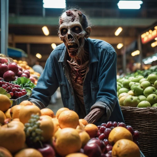 greengrocer,day of the dead frame,el dia de los muertos,mexican halloween,days of the dead,day of the dead,zombie ice cream,halloween and horror,zombie,dia de los muertos,grocer,vendor,halloween2019,halloween 2019,pesticide,shopkeeper,fruit market,halloweenchallenge,human halloween,supermarket,Photography,General,Realistic