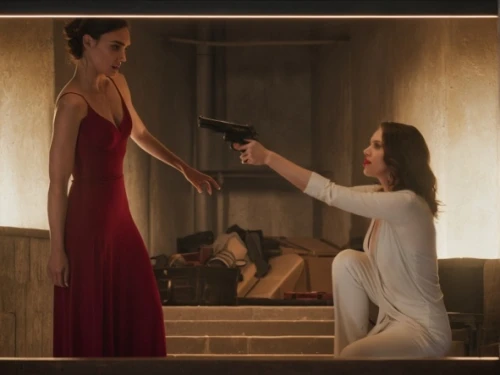 vesper,in red dress,insurgent,scarlet witch,bloody mary,red double,katniss,holding a gun,mother of the bride,spy visual,bond,beautiful girls with katana,red gown,woman holding gun,angel and devil,vanity fair,the annunciation,video scene,accolade,girl with a gun
