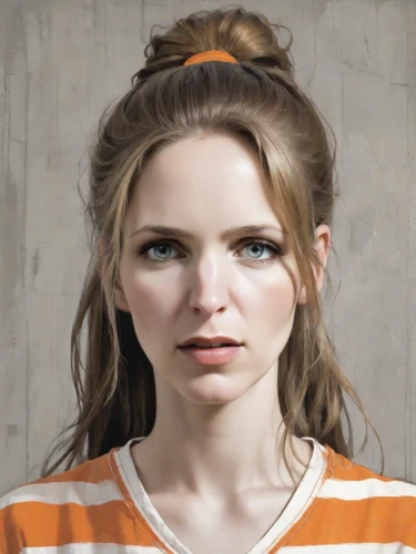 portrait of a girl,portrait background,girl portrait,young woman,girl in t-shirt,david bates,woman face,woman portrait,artist portrait,girl in a long,lilian gish - female,the girl's face,woman's face,orange,clementine,portait,girl-in-pop-art,portrait of a woman,girl drawing,world digital painting,Digital Art,Poster